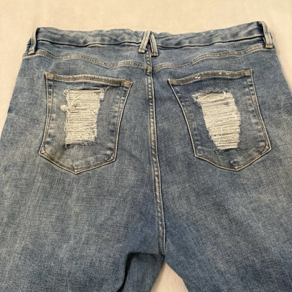 GOOD AMERICAN Good Legs Straight High Rise Jeans Size 18‎ GLSNF740OP - Picture 6 of 10